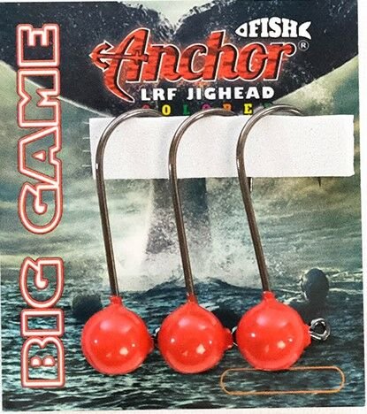 ANCHOR BİG GAME RED COLORED 3/0 İĞNE JİGHEAD