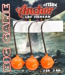 ANCHOR BİG GAME ORANGE COLORED 3/0 İĞNE JİGHEAD