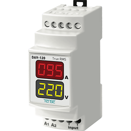 TENSE - DAV-120 1A - 100A  Dijital Voltmetre - Ampermetre