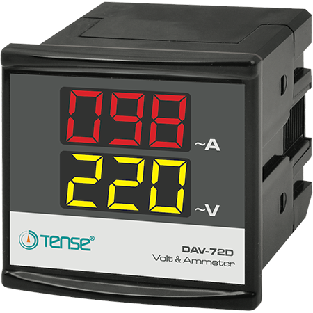 TENSE - DAV-72D 1A - 100A  Dijital Voltmetre - Ampermetre