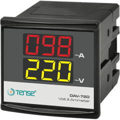 TENSE - DAV-72D 1A - 100A  Dijital Voltmetre - Ampermetre