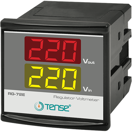 TENSE - RG-72E Dijital Voltmetre (Regülatörler için) Ekonomik Tip 3V - 300V AC