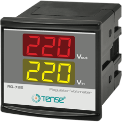 TENSE - RG-72E Dijital Voltmetre (Regülatörler için) Ekonomik Tip 3V - 300V AC