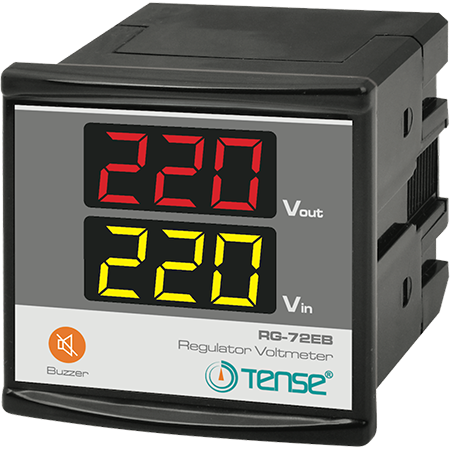 TENSE - RG-72EB Kornalı Dijital Voltmetre (Regülatörler için) 3V - 300V AC