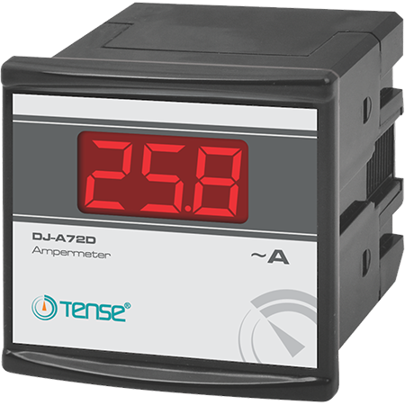 TENSE - DJ-A72D  4 Hane LED Display Ekranlı Direkt Ampermetre (100A)