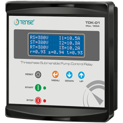 TENSE - TDK-01 Trifaze Dalgıç Pompa Kontrol Rölesi (Nötrsüz)