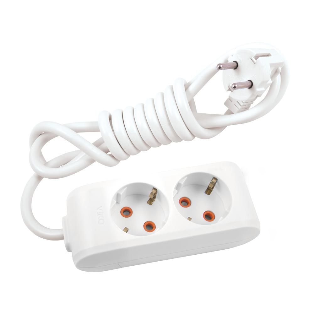 Viko Multi-Let 2Li Topraklı Ç.K Klemens 2mt Priz 90113202