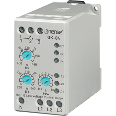 TENSE - GKM-11 Analog Ayarlı Aşırı ve Düşük Monofaze Gerilim Kontrol Rölesi