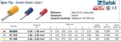ŞAFAK - IK-101I 0,50-1,50 mm İğne Tip İzoleli Kablo Ucu 200 Adet