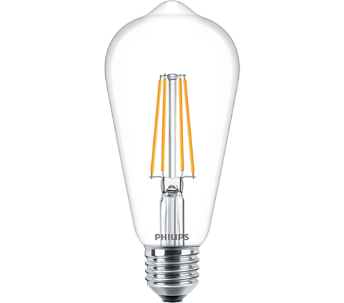 PHILIPS LED BULB ST64 7W - 60W Rustik Led Filament Ampul 2700K Sarı Işık