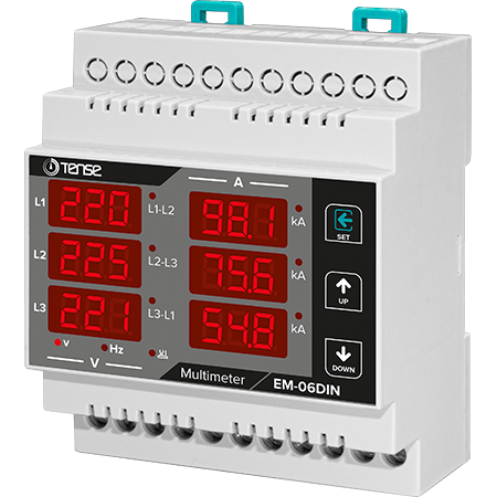 TENSE - Multimetre EM-06DIN