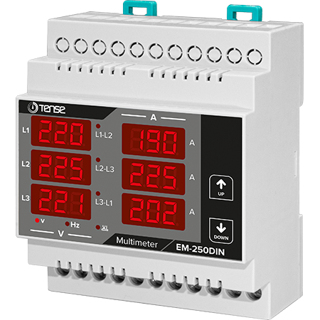 TENSE - Multimetre EM-250DIN