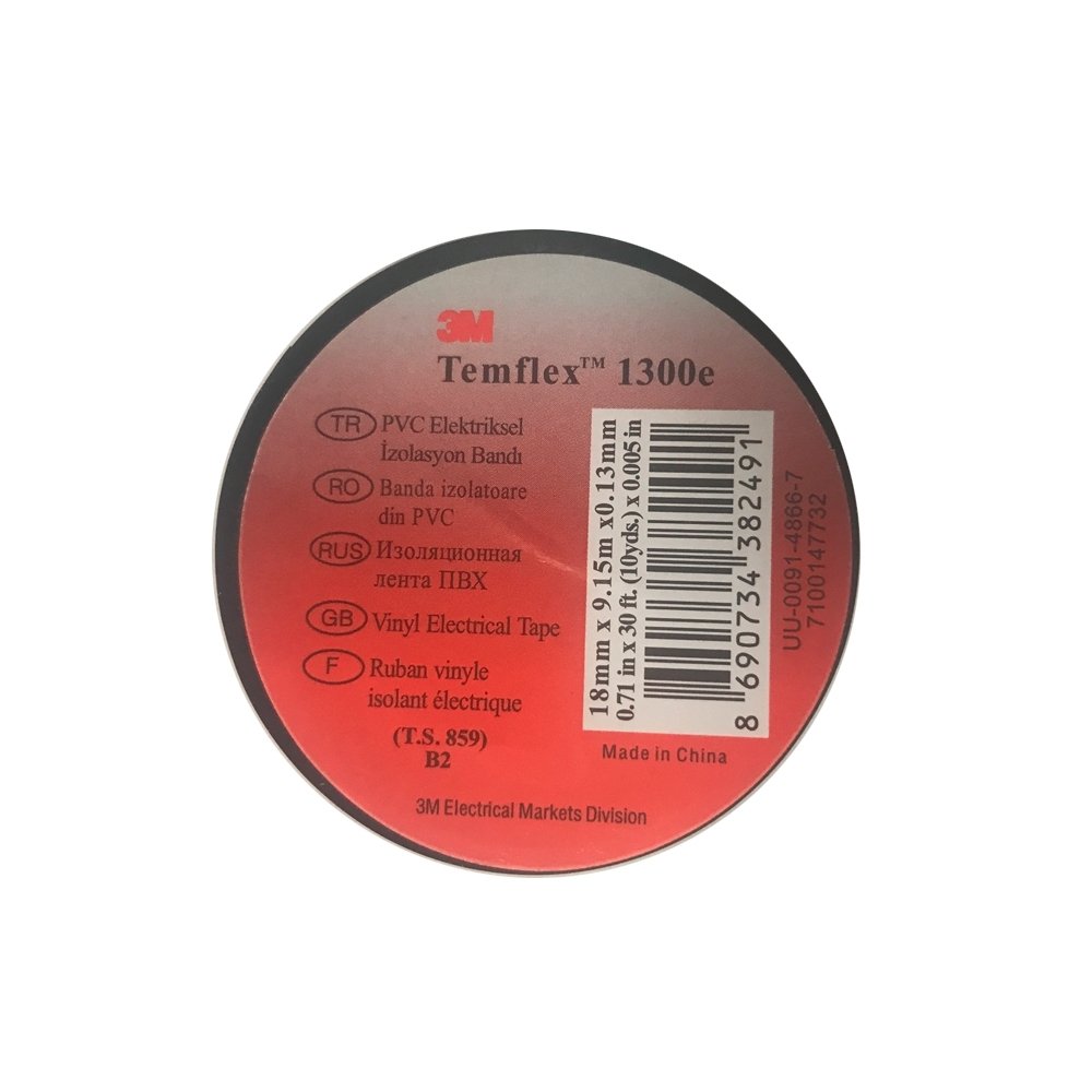3M - Temflex İzole Elektrik Bandı 18mm 1300E