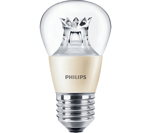 Philips Master 6-40W Sarı Işık 2700K Dimmable P48 Diamond Spark E27 LED Ampul