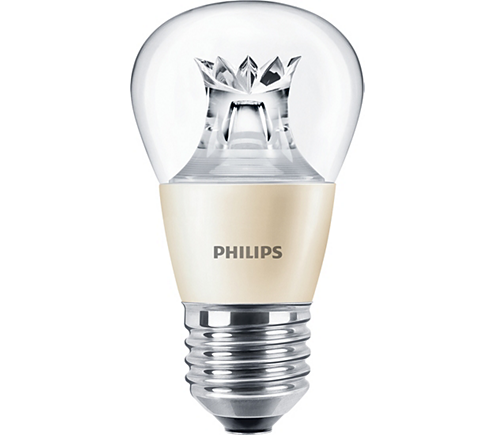 Philips Master 6-40W Sarı Işık 2700K Dimmable P48 Diamond Spark E27 LED Ampul