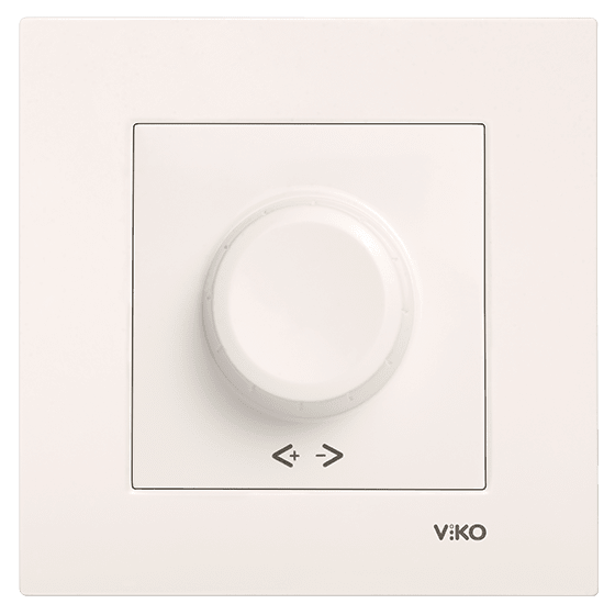 Viko / Karre - Meridian Krem Rotatif RL Dimmer 600W