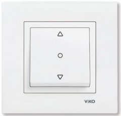 VİKO - Karre Beyaz Tv Düğme/Kapak