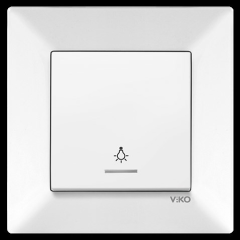VİKO - Beyaz Işık Çabuk Bağlantılı Mekanizma+Düğme/Kapak