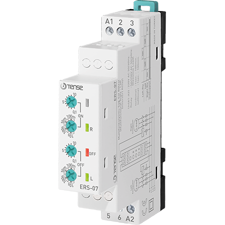 TENSE - Multifonksiyonlu Sağ Sol Rölesi 1sn-100dk ERS-07