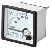 TENSE - Analog Voltmetre 72x72 Boyut 500V V72-500