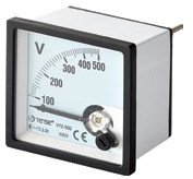 TENSE - Analog Voltmetre 96x96 Boyut 500V V96-500