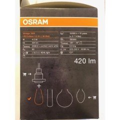 OSRAM - Vintage 1906 4.5-36W ST64 E27 Duy Sarı Işık Rustik Filamentli Ampul