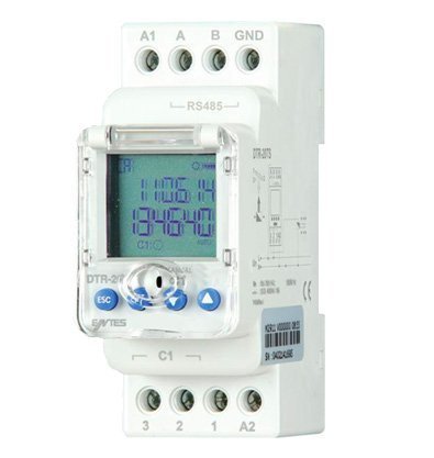 ENTES - Astronomik Zaman Rölesi RS-485 Haberleşmeli DTR-20TS