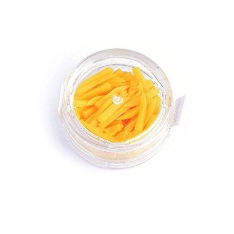 Plastic Wedges Yellow - Medium Long (100Pcs)