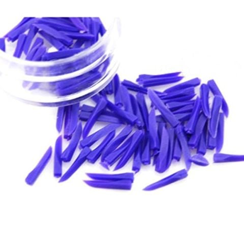 Plastic Wedges Violet (100Pcs)