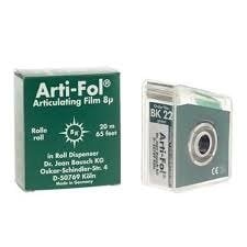 Arti-Fol® 22mm Artikülasyon Folyosu • ultra ince 8μ • Dispenserde 20m • Tek taraflı / Yeşil