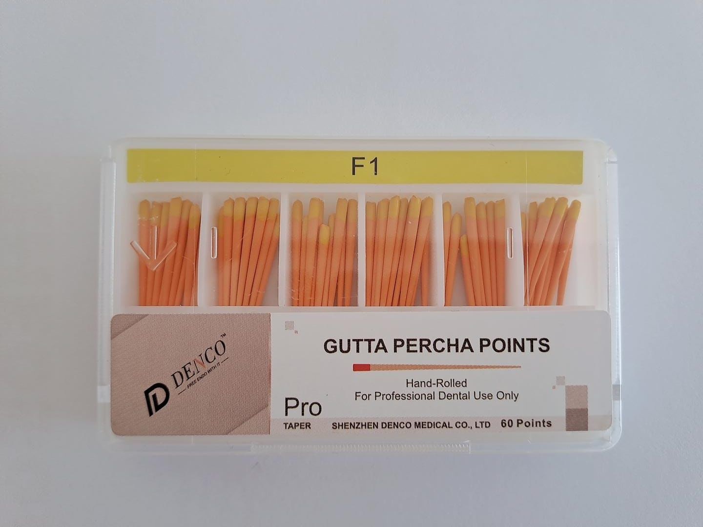 DENCO GUTTA PERCHA POINTS PRO NO:F1