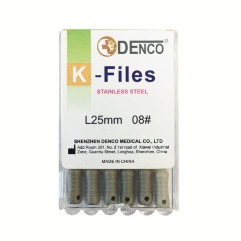 K file 25mm no:8 (6 adet)