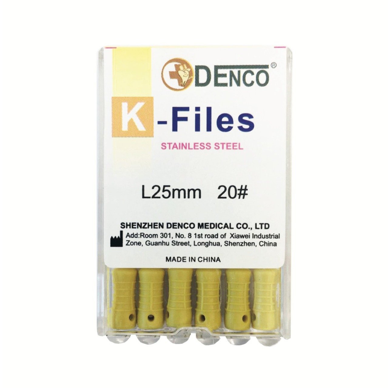 K file 25mm no:20 (6 adet)