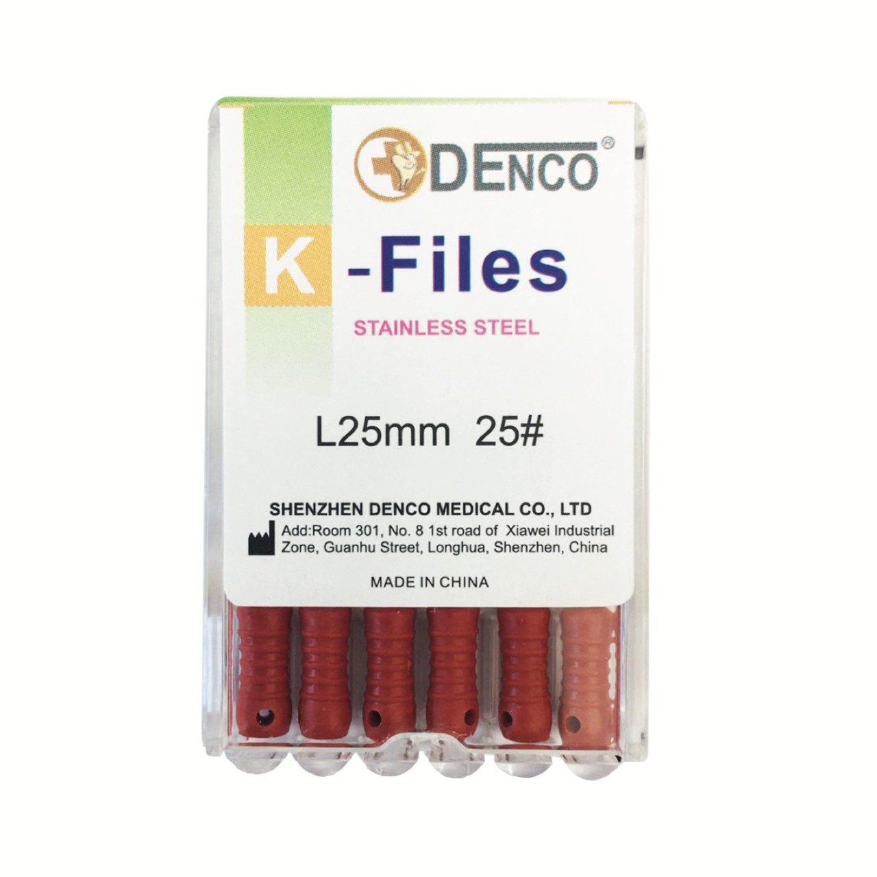 K file 25mm no:25 (6 adet)