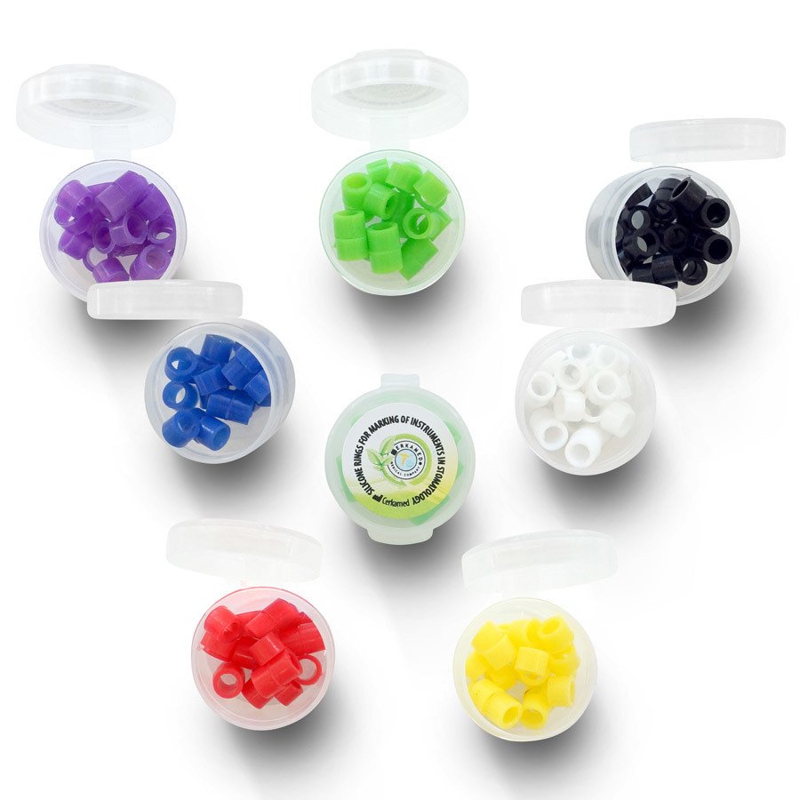 Silicone Rings Sarı renk (20 adet)