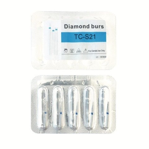 DIAMOND BURS TC-S21 (5 adet)