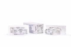 MONOTEF (Polytetrafluoroethylene-PTFE) USP:4 / 0 16 mm 3 / 8 REVERSE CUTTING EDGE 45 CM SINGLE NEEDLE WHITE
