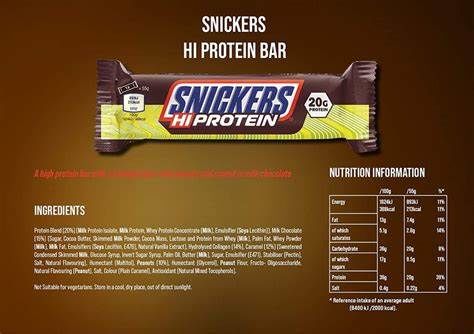 SNICKERS HIGH PROTEIN BAR ORIGINAL 55G