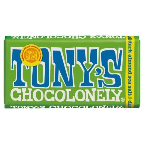 TONYS DARK ALMOND SEA SALT 180G