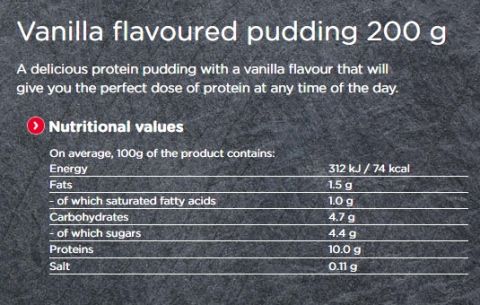 ZOTT PROTEIN PUDDING VANILLA 200G