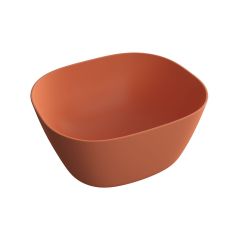 VitrA Plural Yüksek Çanak Lavabo Mat Terra Rossa 7811B477-0016