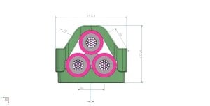 TREFOİL KELEPÇE 1x95-1x400 mm XLPE İÇİN