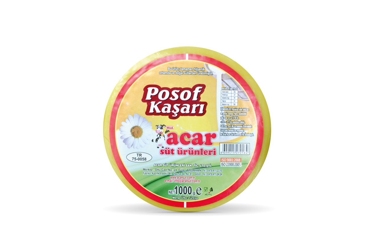 Posof Kaşar Peyniri 1000 g