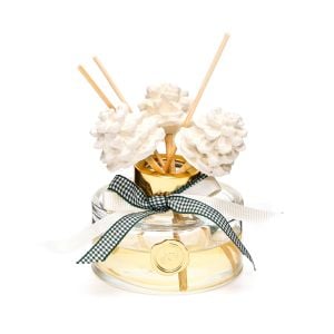 Yılbaşı 150 ml Seramik Kozalak Taşlı Bambu Çubuklu Apple&Cinnamon Oda Kokusu