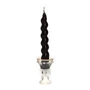 2li Twirl Glow Siyah Şamdan Mum Seti (18 cm)