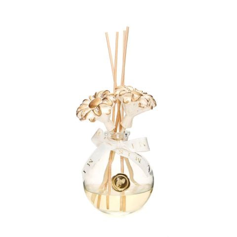 230 ml Gold Seramik Taşlı Bambu Çubuklu Black Vanilya Oda Kokusu