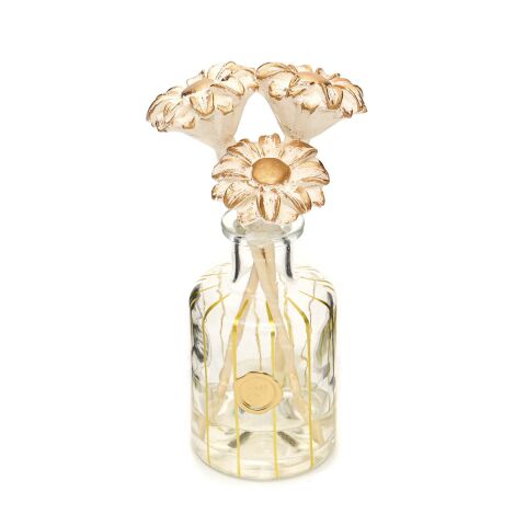 500 ml Gold Boyalı Cam Şişe Dark Amber Oda Kokusu