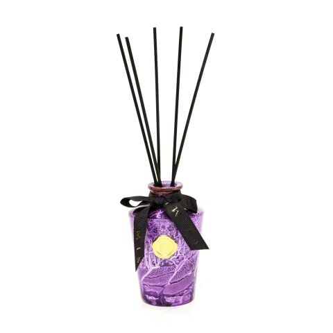 130 ml Mor Batik Cam Şişe Black Vanilya Oda Kokusu