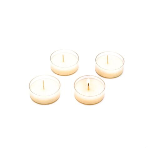 4lü Gardenya Kokulu Bitkisel Tealight Mum Seti