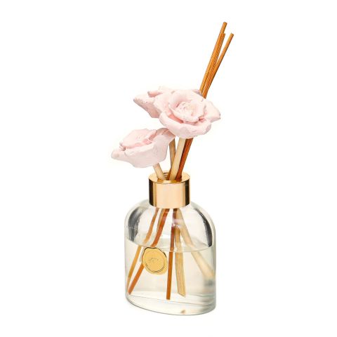 Sevgililer Günü 130 ml Pembe Gül Taş Çubuklu Rosewood Oda Kokusu